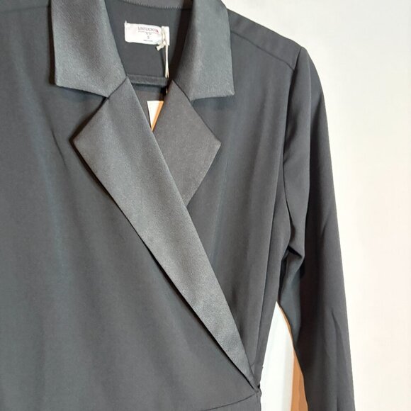 NWT Untuckit Agnes Satin Crepe wrap dress - Picture 3 of 8